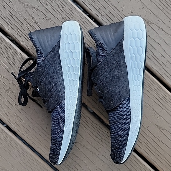 New Balance Men's Fresh Foam Cruz V2 Blue/Black Running Sneak Size 8.5 - Picture 3 of 9